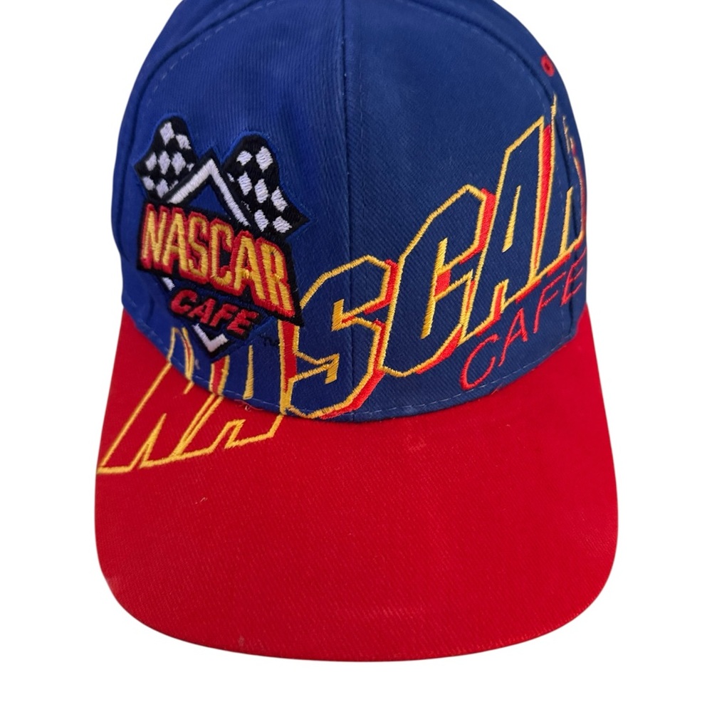 Nascar Cafe Racing 90s Mens Vintage Snapback hat Orlando Back Logo